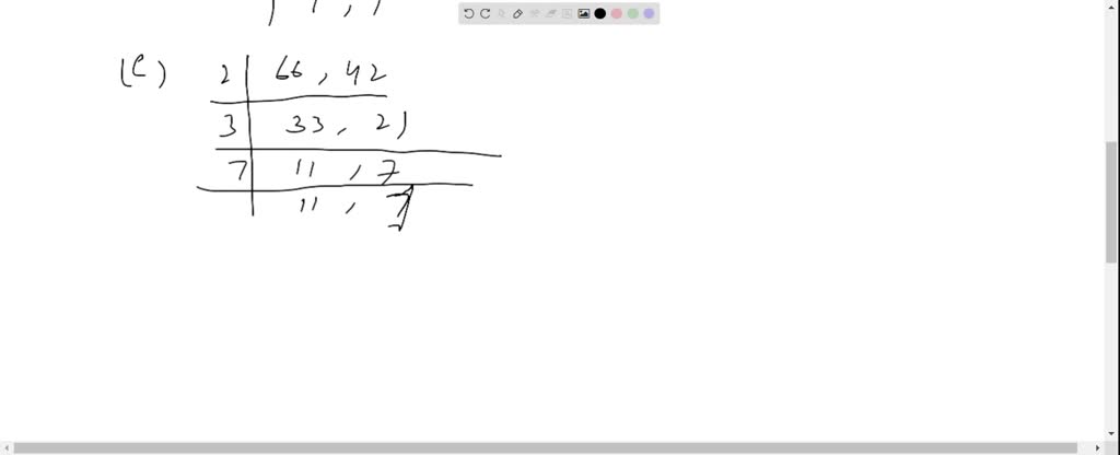 Solved Find The Gcd And The Lcm For Each Of The Following Groups Of