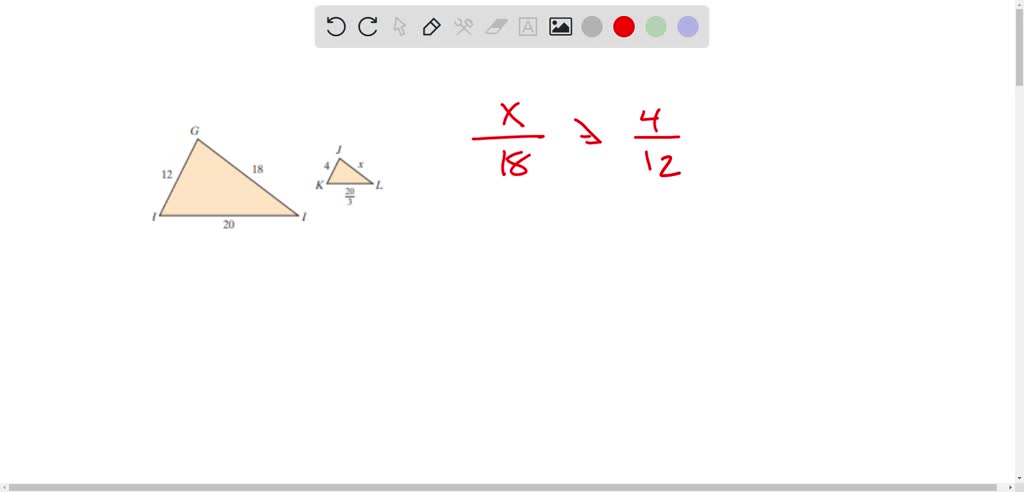 SOLVED Find The Unknown Length X Or Y In The Following Pairs Of Similar