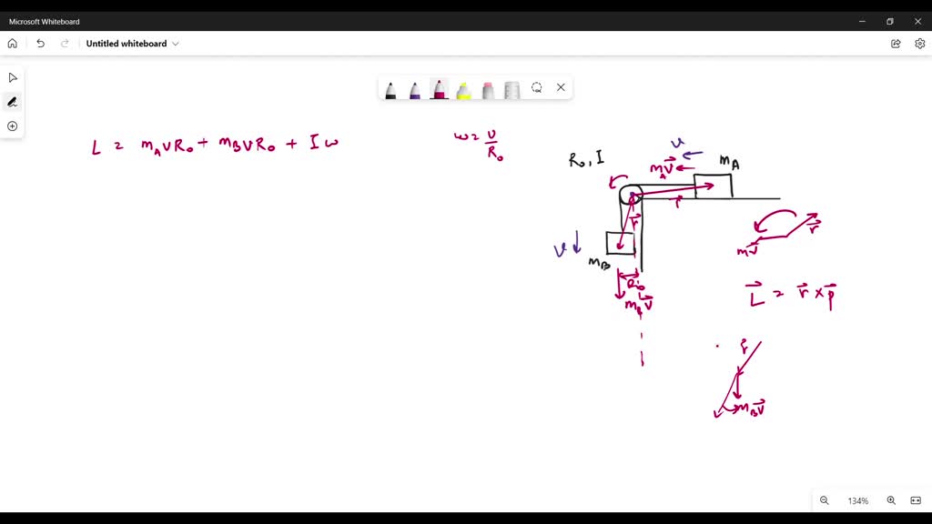 Solved Figure Shows Two Masses Connected By A Cord Passing Over A