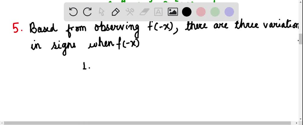 SOLVED Determine The Different Possibilities For The Numbers Of