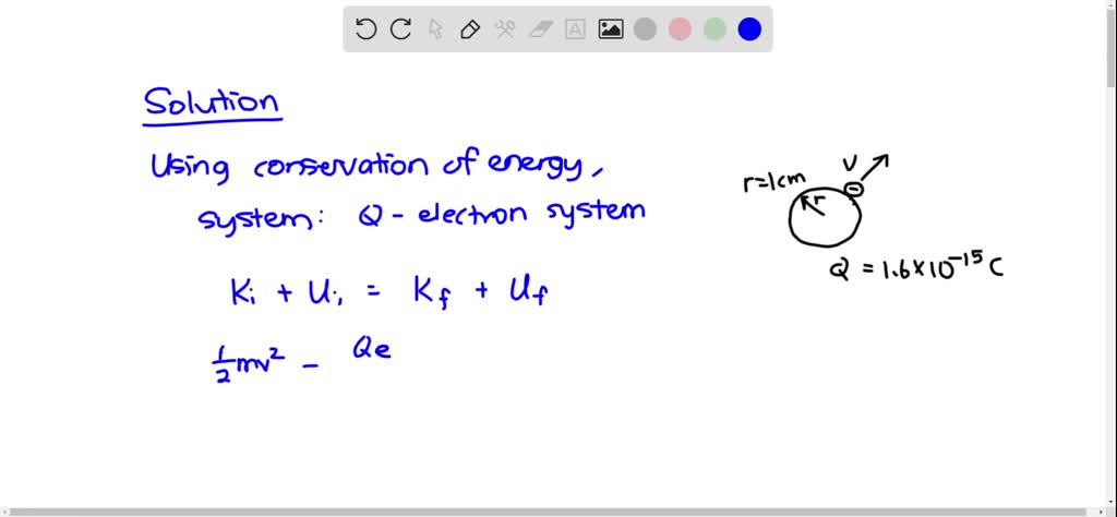 What Is The Escape Speed For An Electron Initially At Rest On The