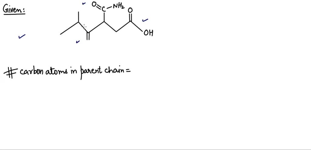 Solved Circle The Longest Chain Of Carbon Atoms In The Following