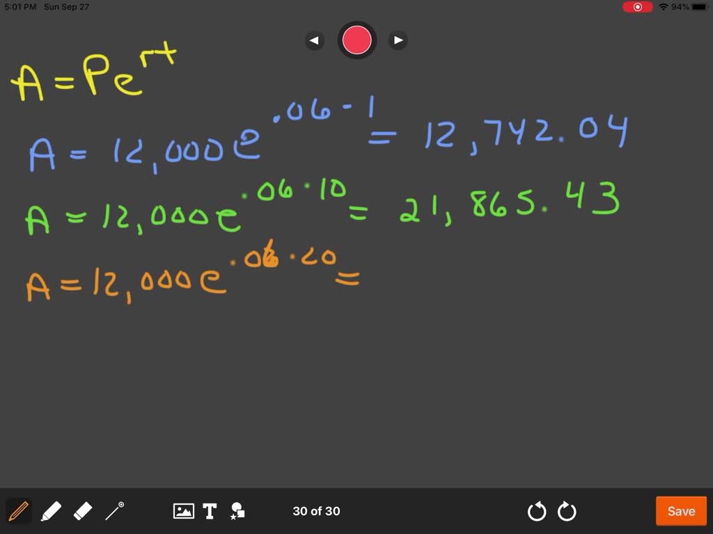 Solved In Exercises Complete The Table By Finding The Balance A