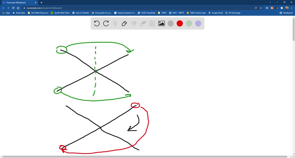 Create A Simple Design That Has Two Lines Of Reflectional Symmetry