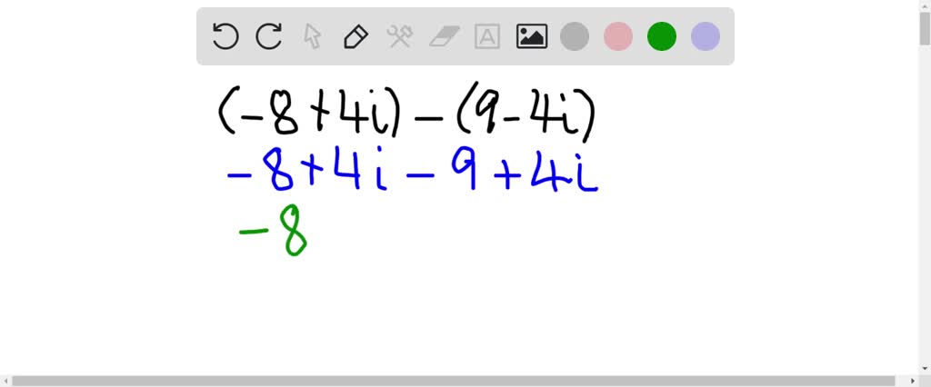 SOLVED Add Or Subtract As Indicated 8 4 I 9 4 I