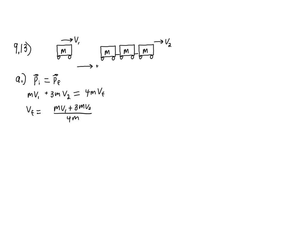 SOLVED A Railroad Car Of Mass 2 50 10 4 Kg Is Moving With A Speed Of 4