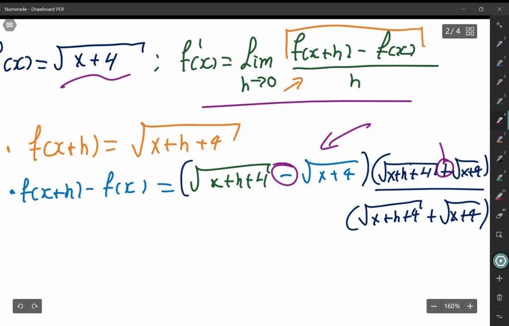 Solved En Los Ejercicios A Encontrar La Derivada Mediante El