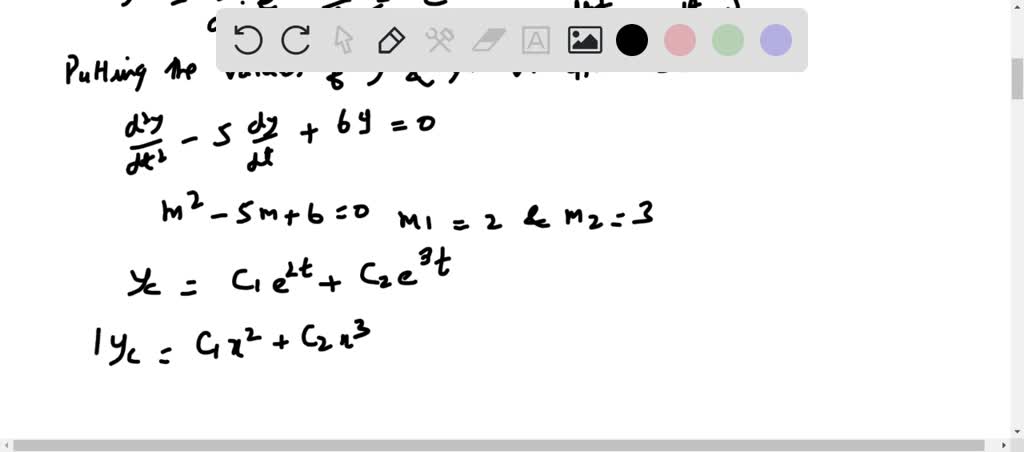 Solved Nonhomogeneous Cauchy Euler Equations In Each Of Problems