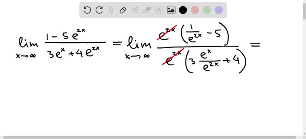 Solved Calculate Each Limit In Exercises Limx E X