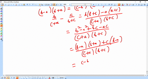 Solved If A B C Are In Ap Then A B C B C A C B A