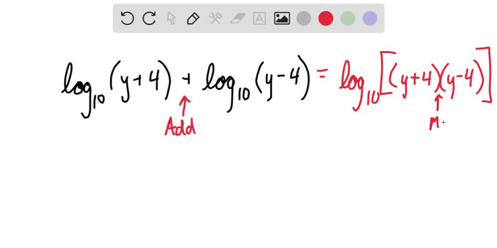 Solved Use The Properties Of Logarithms To Write Each Expression As A