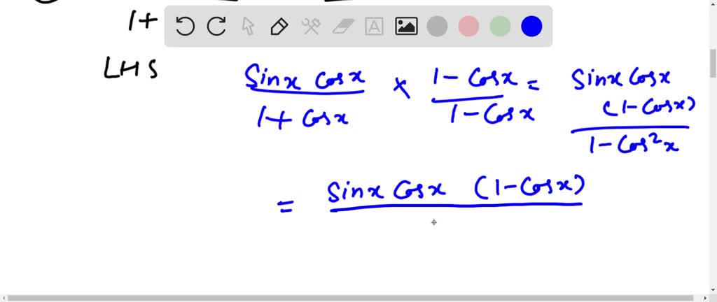 Solved Verify Each Potential Identity By Graphing And Then Prove The