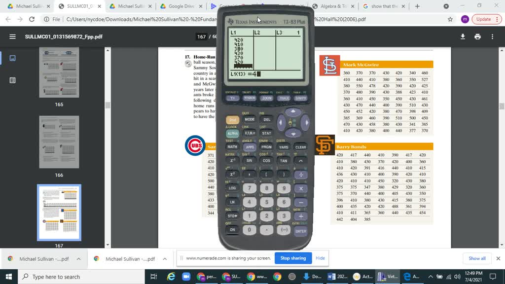 Solved Compare The Data Sets By Determining The Five Number Summary And