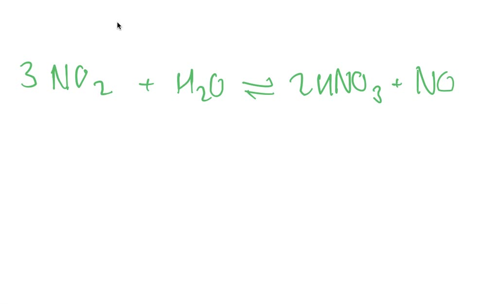 Solved The Reaction For Formation Of Nitric Acid Is More Complex Than