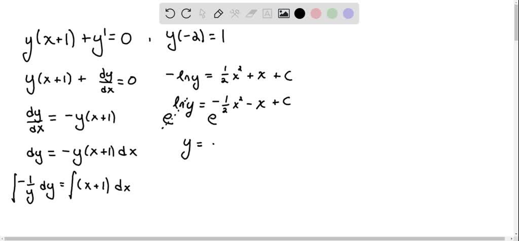 SOLVED Determinar una solución particular usando separación de