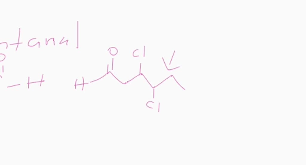 Solved Draw The Condensed Structural Formula For And And The Line