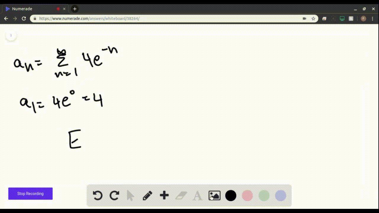 Solved Matching In Exercises Match The Series With The Graph Of