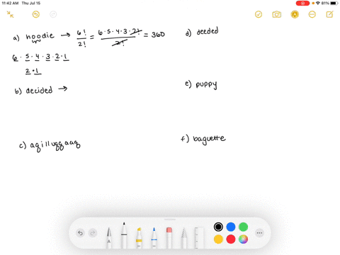 SOLVED In How Many Different Ways Can You Arrange All Of The Letters Of