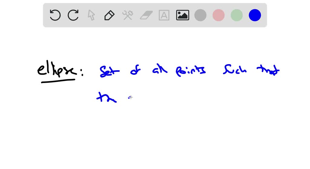 SOLVED Give A Coordinate Free Definition Of A Hyperbola In Your Own Words