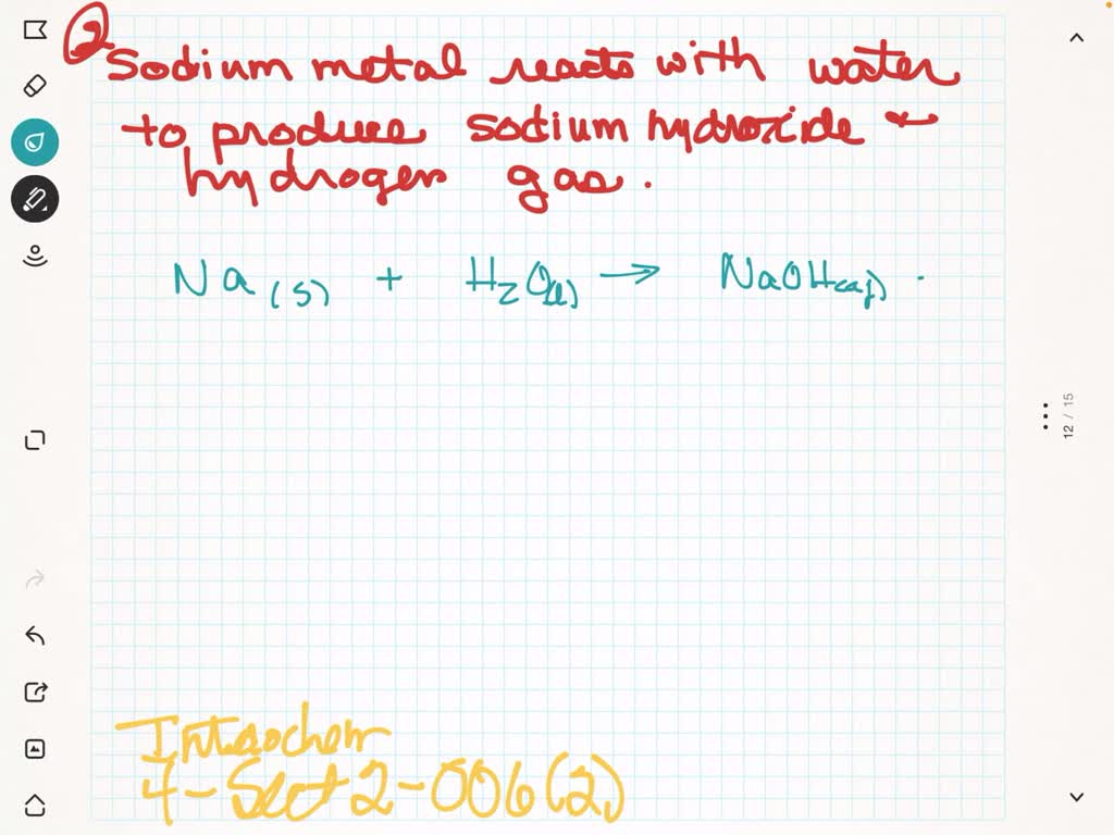 Solved Write And Balance The Chemical Equation Described By Exercise