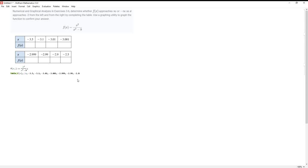 SOLVED Numerical And Graphical Analysis In Exercises 3 6 Determine