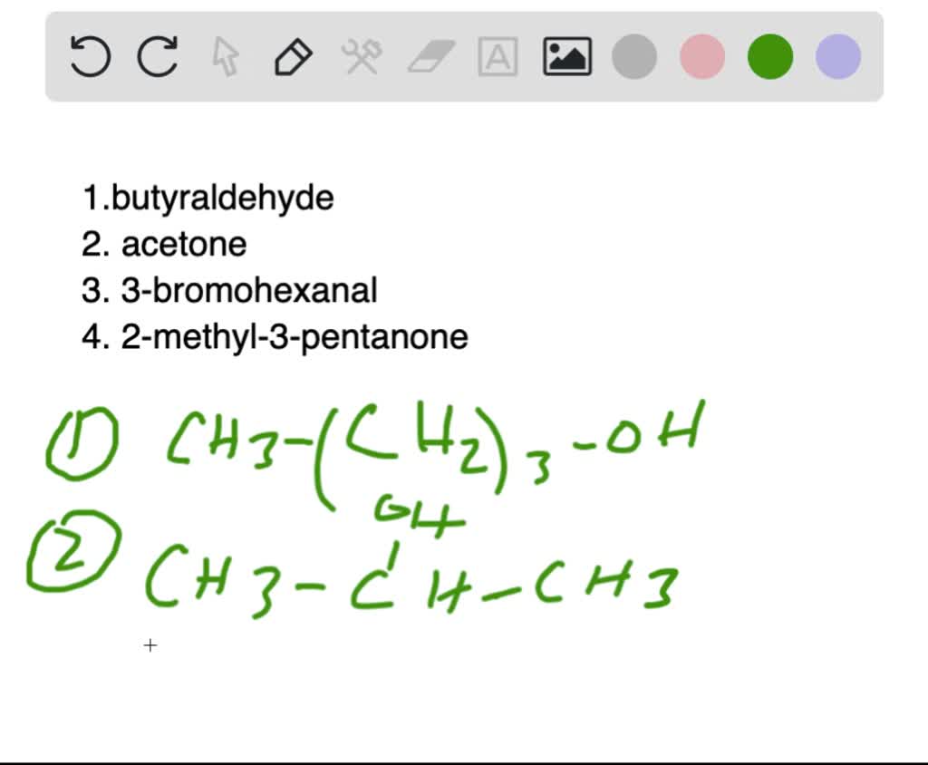 SOLVED Draw The Condensed Structural Formula For The Product Formed