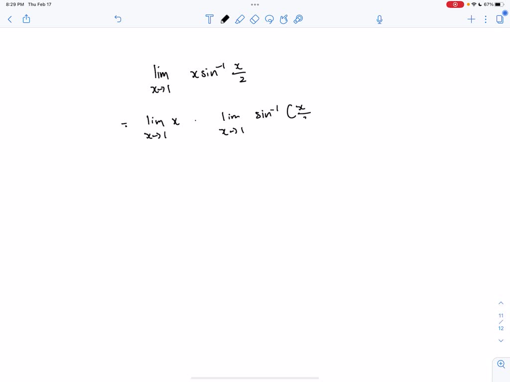 Solved Calculate Each Of The Limits In Exercises Limx X Sin