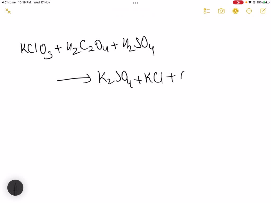 Solved Write Down The Balanced Equations For The Reactions When I A