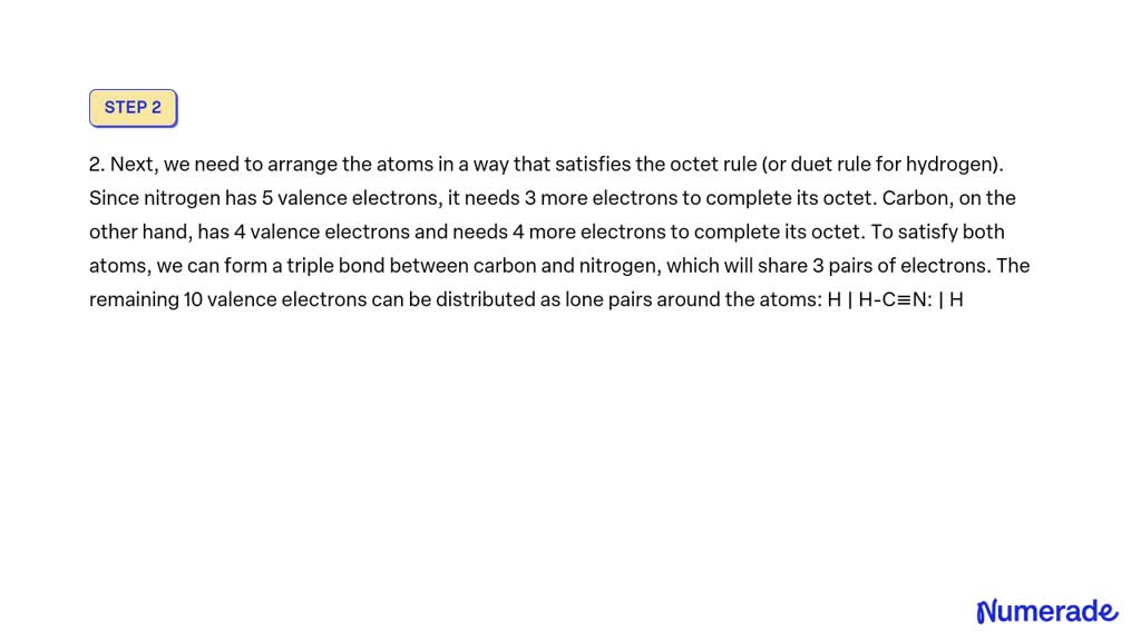 Solved Draw An Electron Dot Structure For Acetonitrile C H N Which