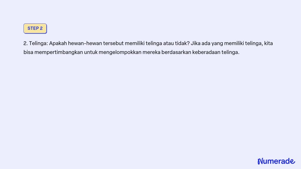 SOLVED Mohon Bantuannya Ttg Pertanyaan Ini Perhatikan Hewan Hewan Pada