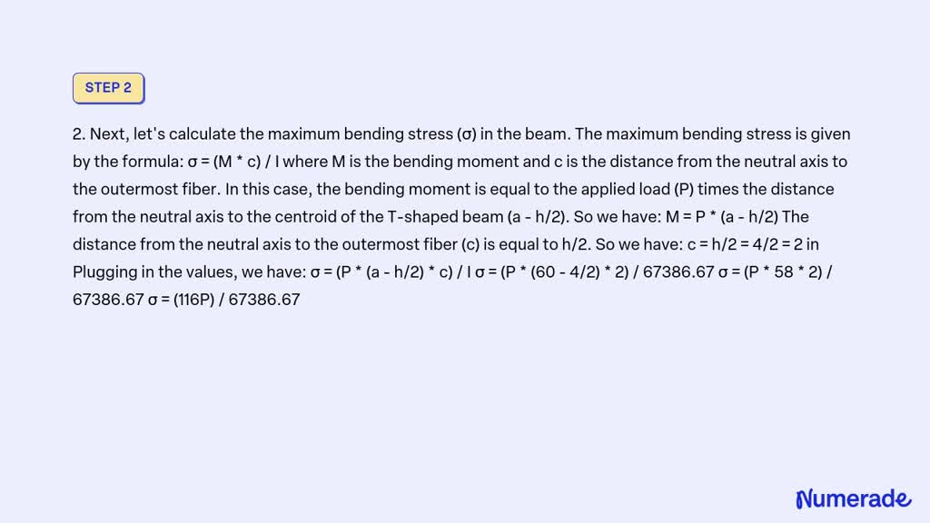 SOLVED Determine The Largest Permissible Value Of P For The Beam And