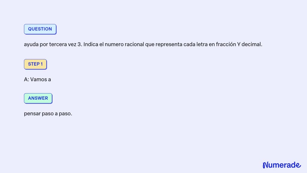 SOLVED Ayuda Por Tercera Vez 3 Indica El Numero Racional Que