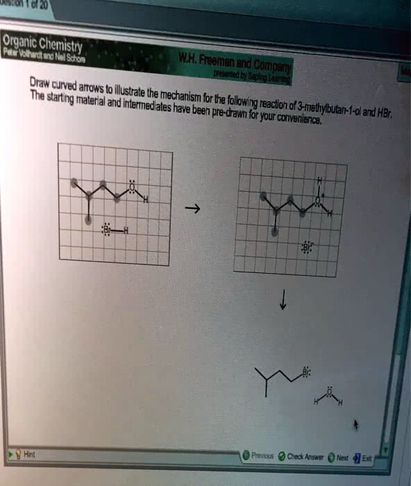 Draw curved arrows to illustrate the mechanism for the following ...