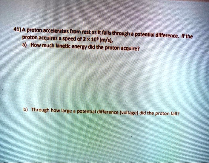 proton voltage difference