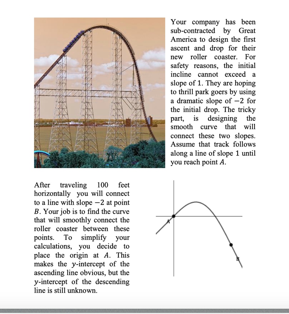 SOLVED Your company has been subcontracted by Great America to design