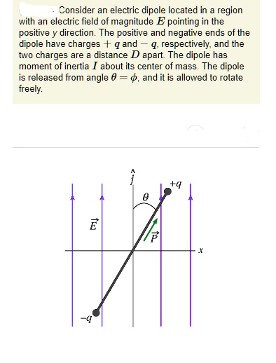 SOLVED: Consider an lectric dipole located in region with an ectric ...