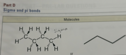 Part D
Sigma and pi bonds
Molecules