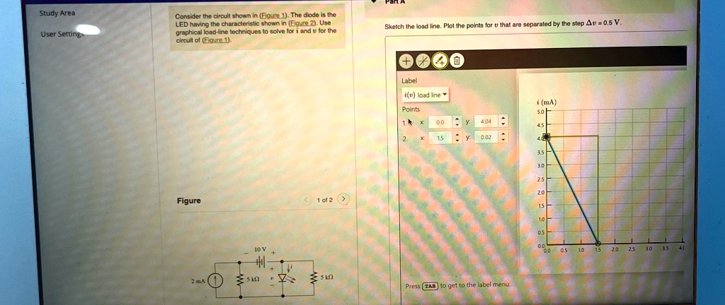 consider the circuit shown in figure 1 the diode is the led having the ...