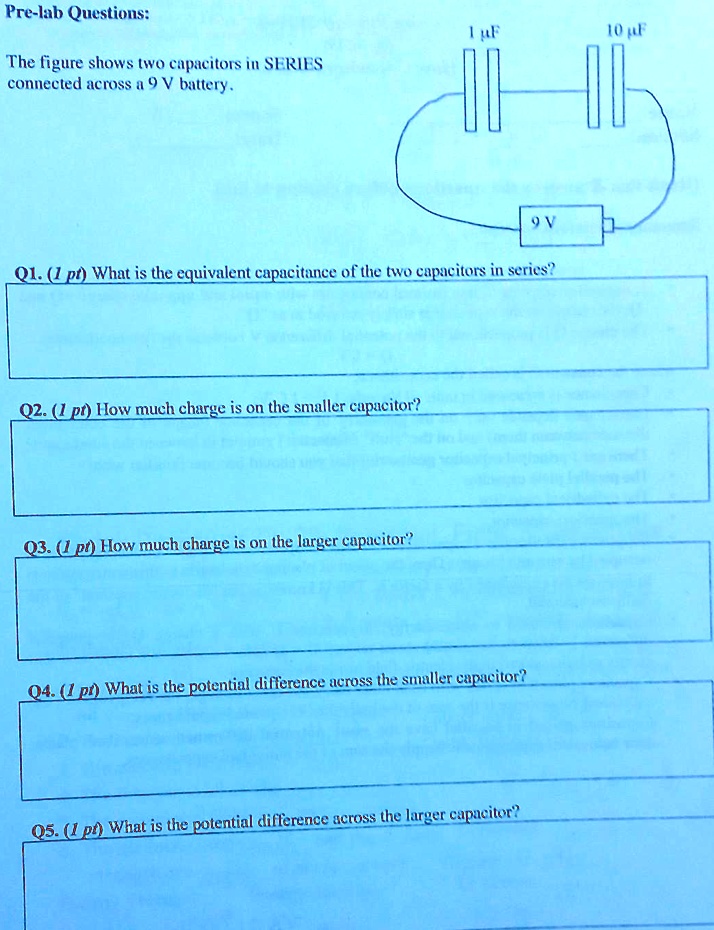 SOLVED Texts Prelab Questions 1. F 10. F The figure shows two