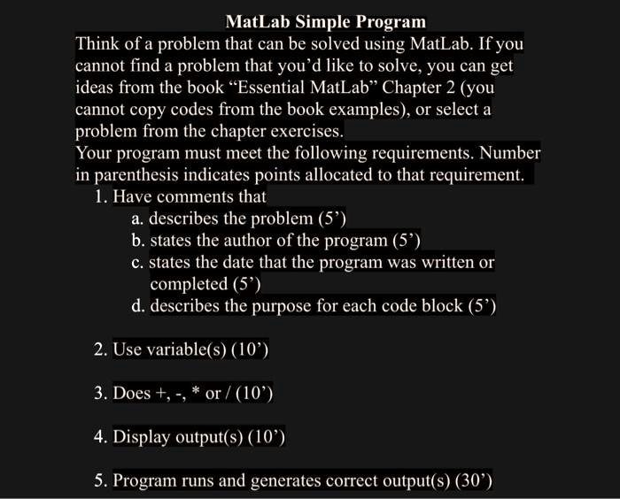 Solved Can I get some help on how to make a Matlab script