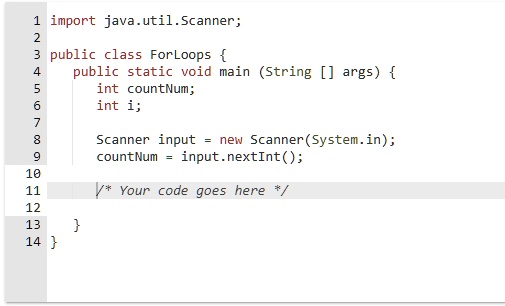 SOLVED: Text: Write code that prints: Ready! userNum … 2 1 Run! Your ...