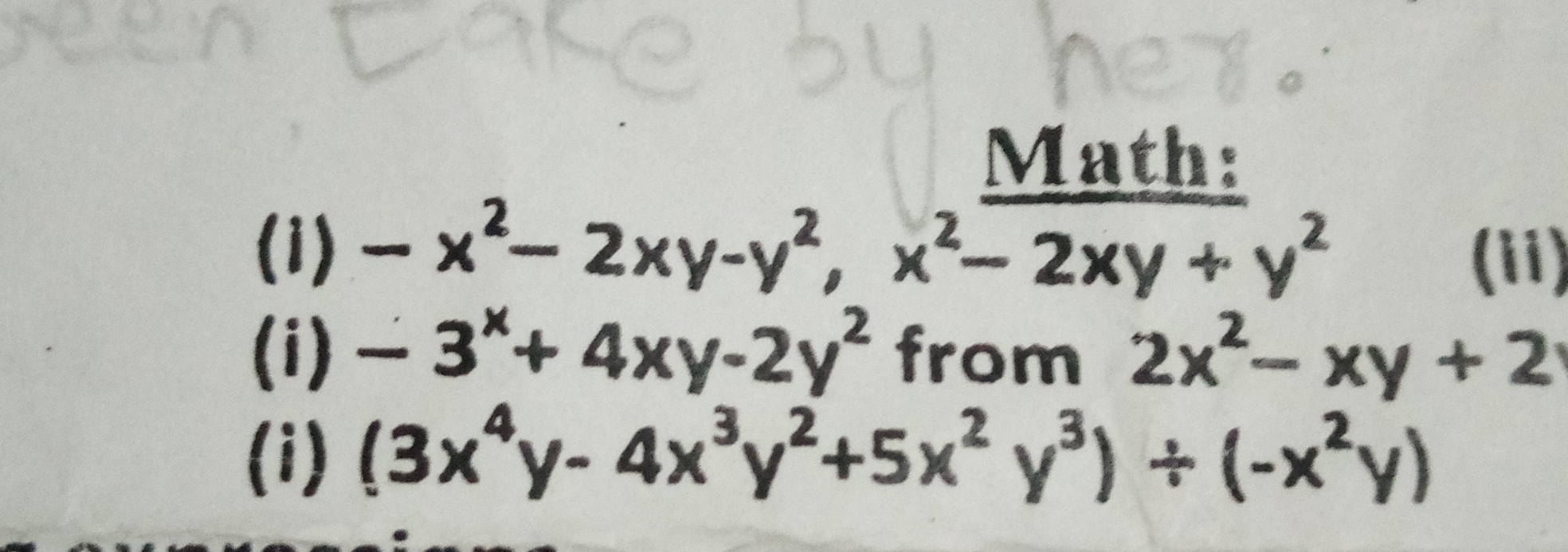 SOLVED Muth i x 2 2 X Y y 2 X 2 2 X Y y 2 ii i 3 x 4 X Y 2 Y solved-muth-i-x-2-2-x-y-y-2-x-2-2-x-y-y-2-ii-i-3-x-4-x-y-2-y