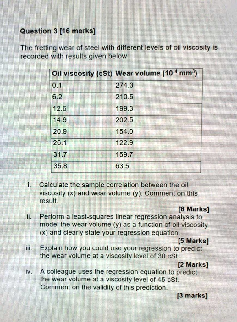 SOLVEDQuestion 3 [16 marks] The fretting wear of steel with different