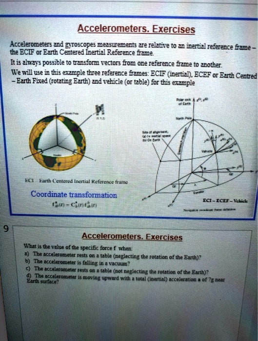 Accelerometers. Exercises Accelerometers and gyroscopes measurements ...