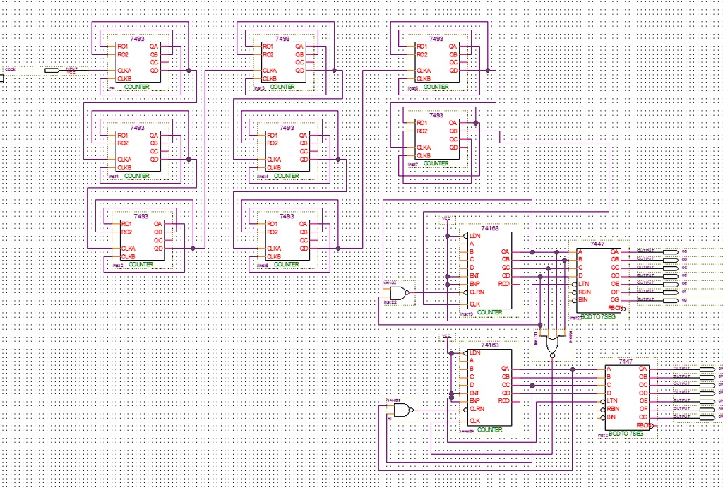 SOLVED: I'm building this circuit on Altera Quartus. A digital clock ...