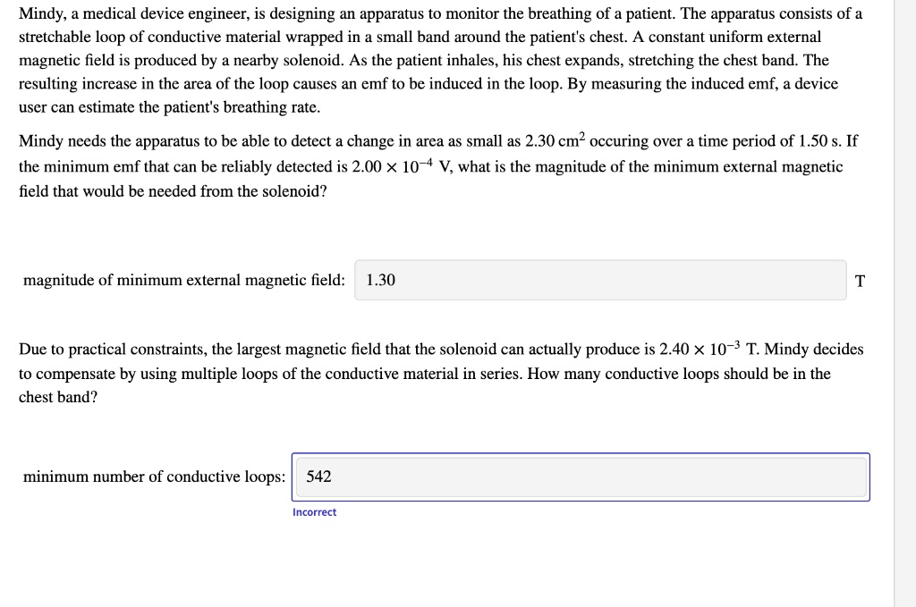 SOLVED Mindy, a medical device engineer, is designing an apparatus to
