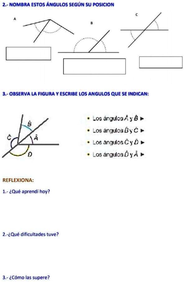 SOLVED: nombra estos ángulos según su posición 2.- NOMBRA ESTOS ÁNGULOS ...