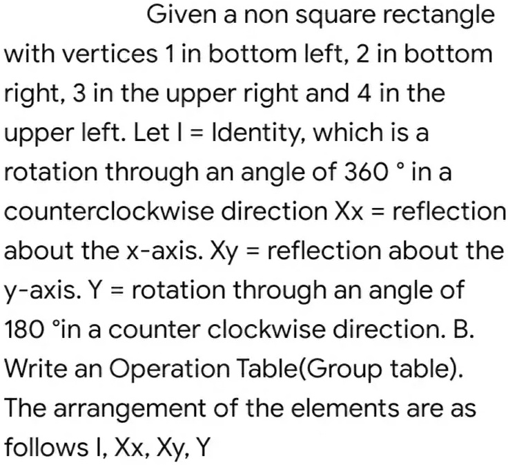SOLVED Given a nonsquare rectangle with vertices 1in bottom left; 2in
