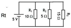 Solved: Calcula La Resistencia En Paralelo Del Siguiente Circuito Rt 10 