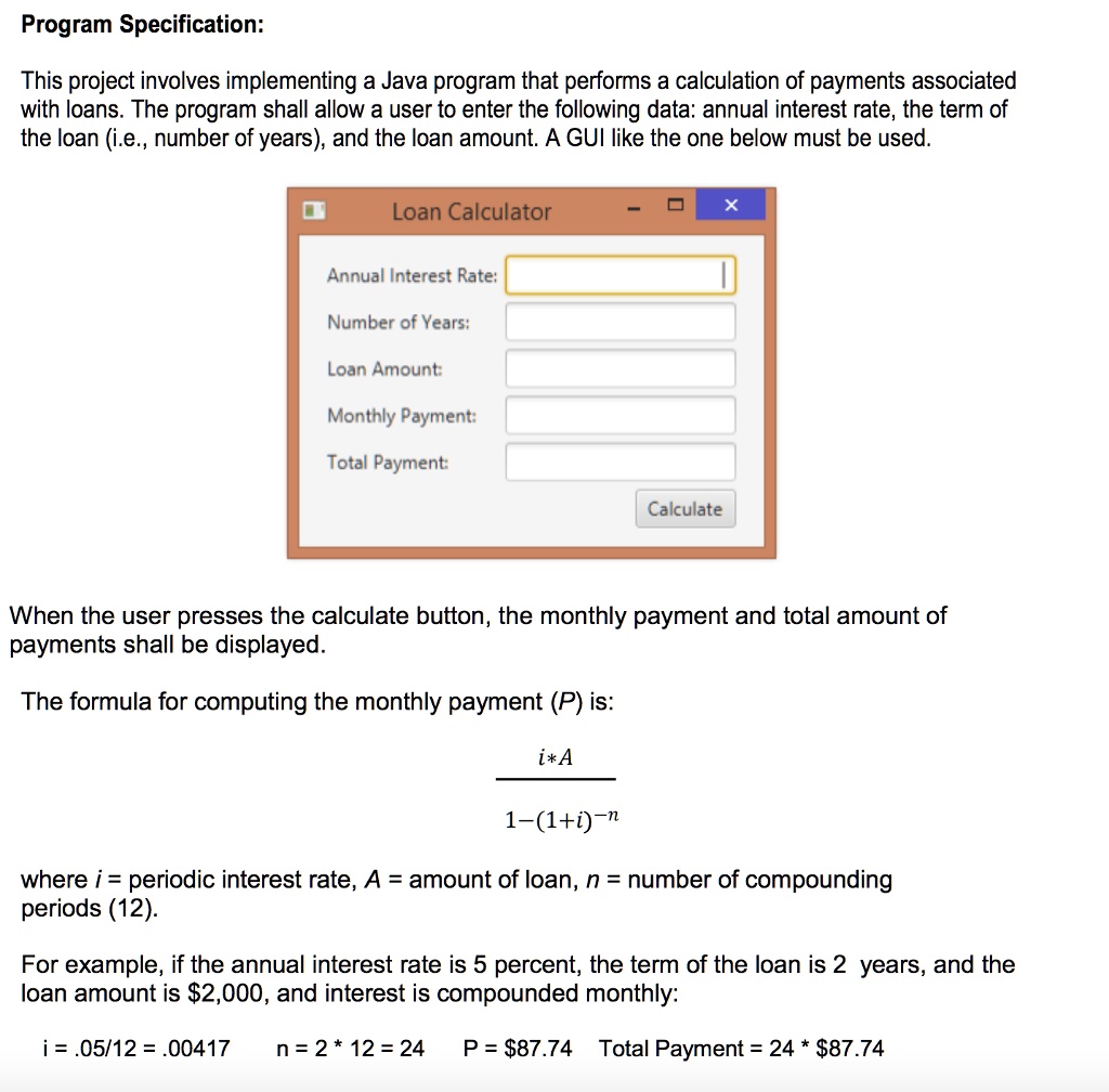 SOLVED: Program Specification: This project involves implementing a ...